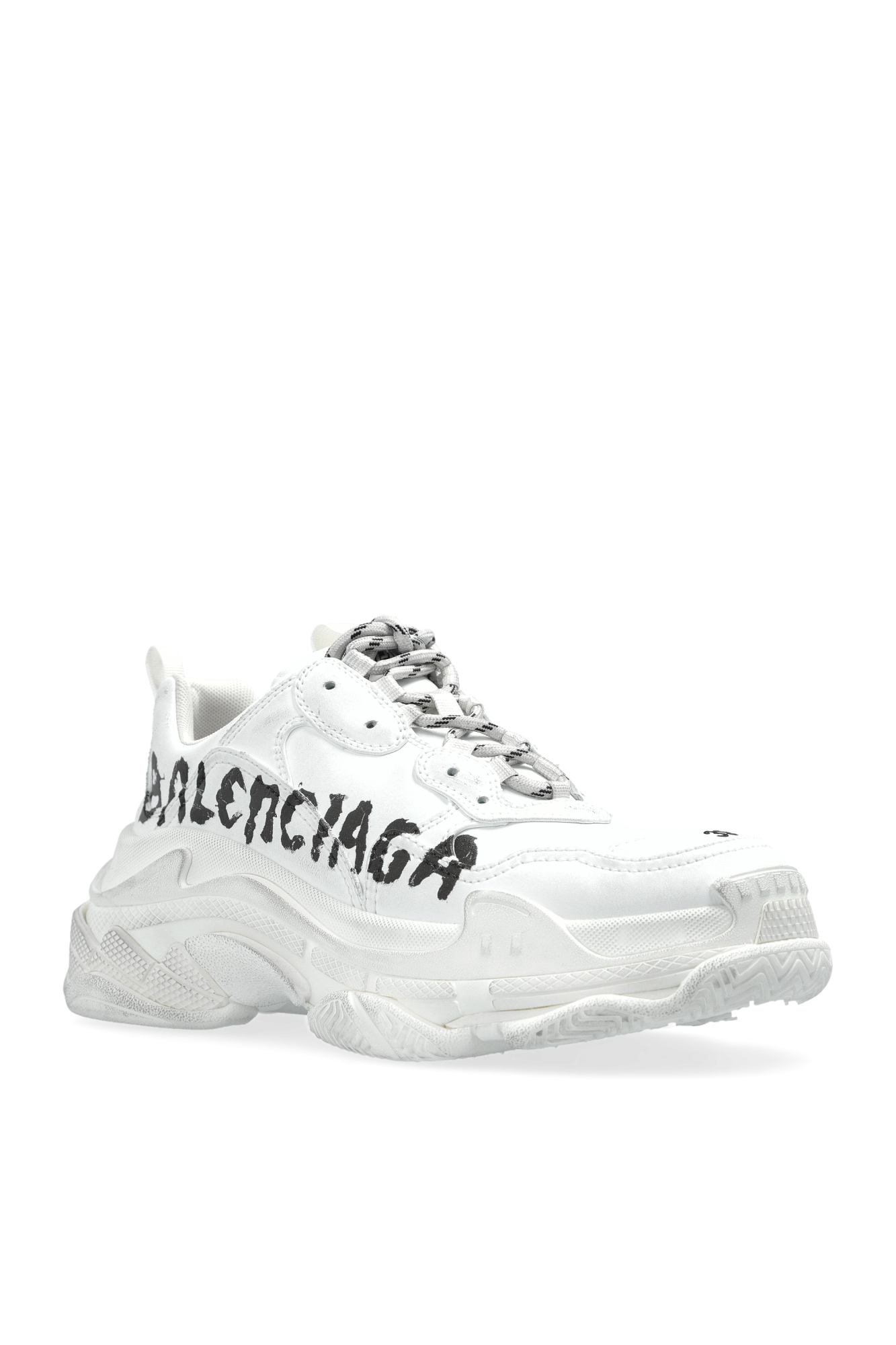 White `TRIPLES S` sneakers Balenciaga - Vitkac Canada